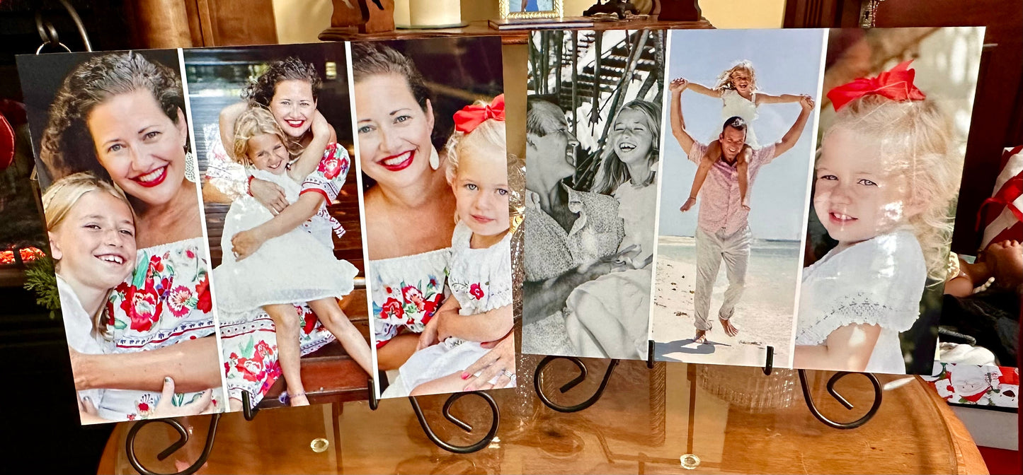 Metal Photo Print 8x10 or photo collage