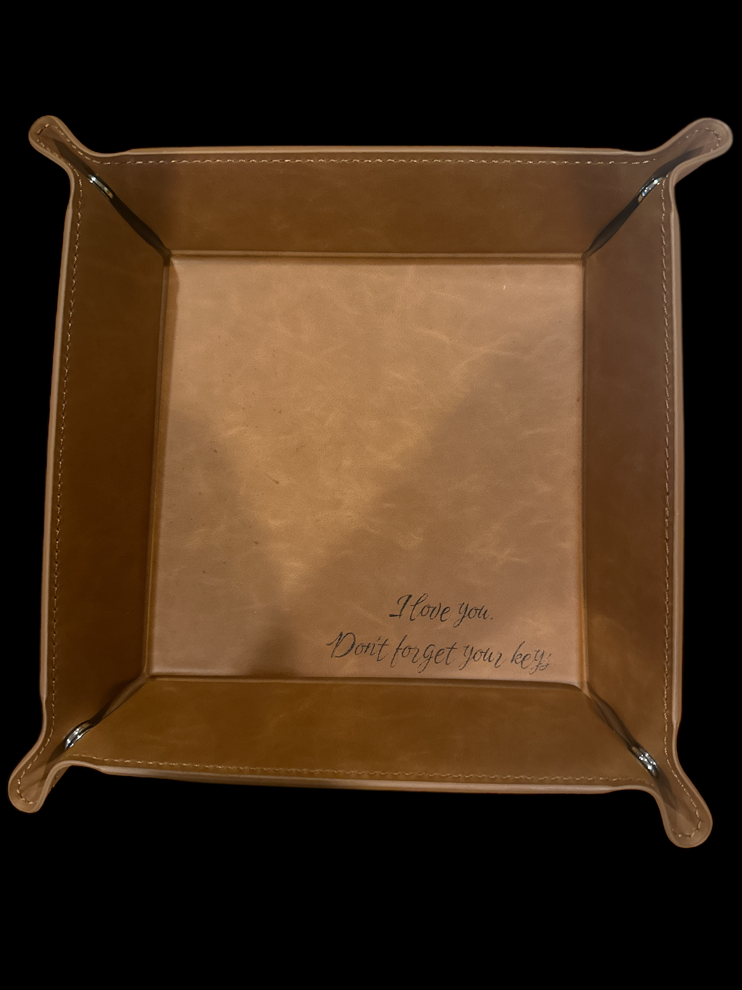 Leather Valet Tray – Personalized Catch-All for Everyday Essentials