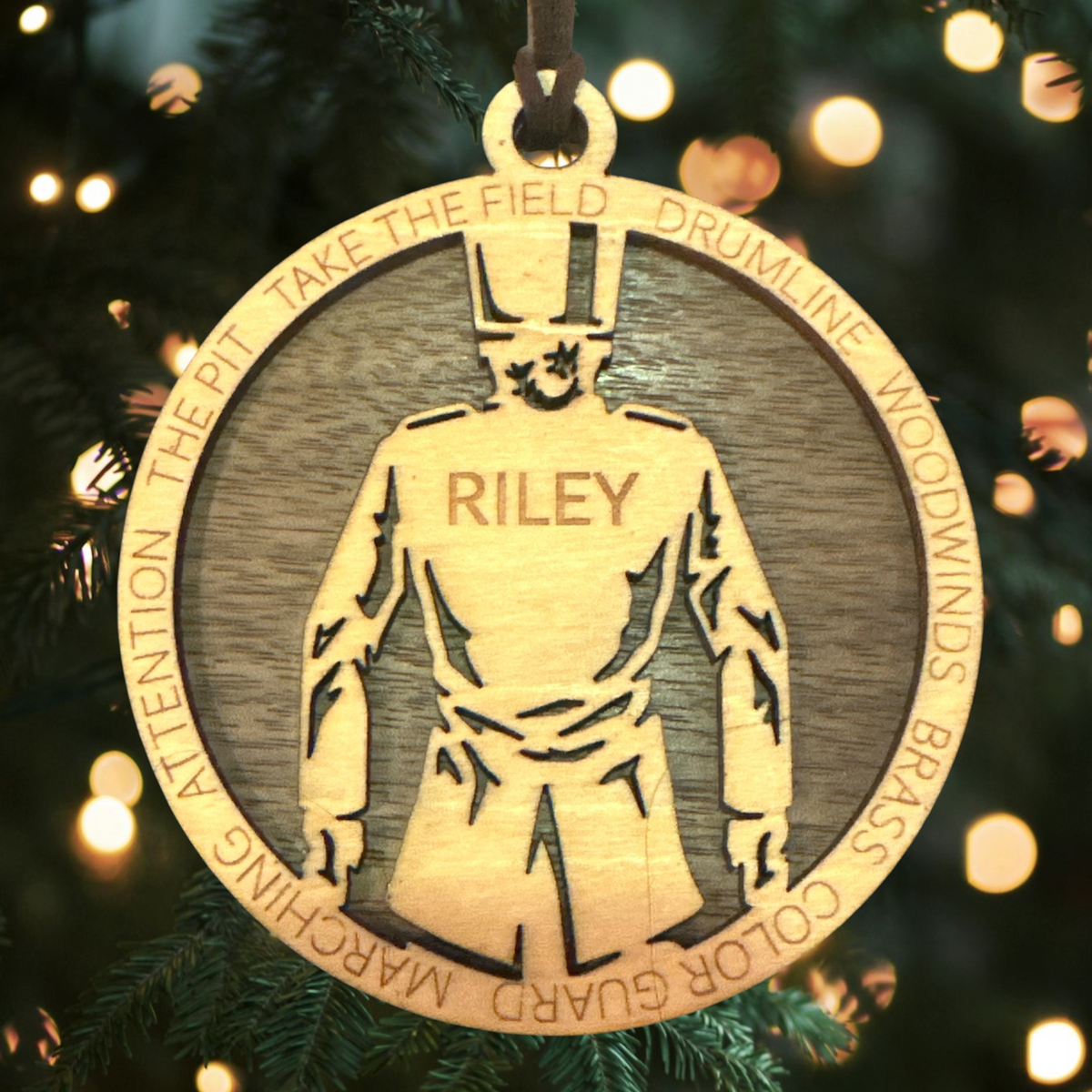 Sports Collection - Custom Engraved Band or Color Guard Ornament