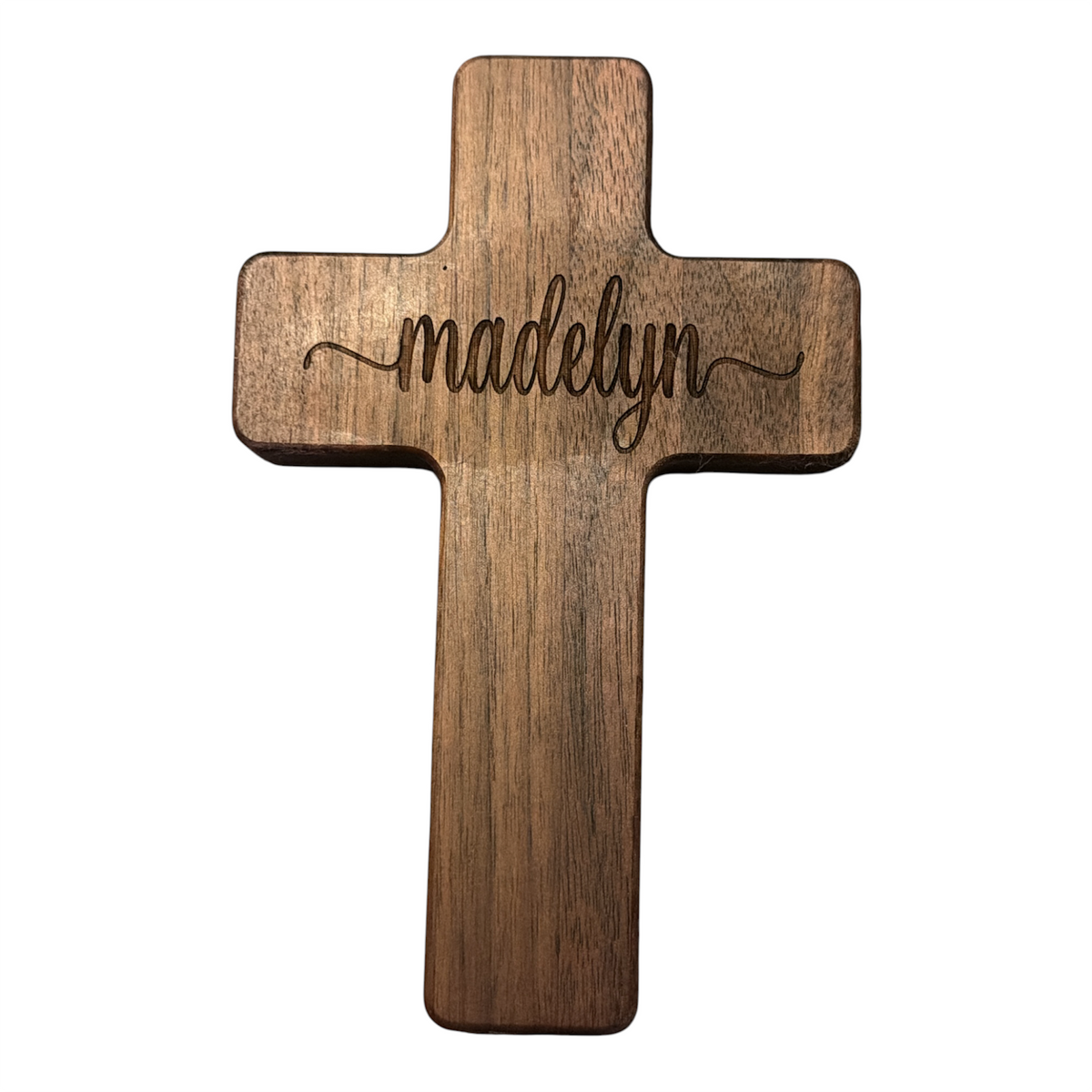 Personalized Wooden Cross | Engraved Name Cross Gift