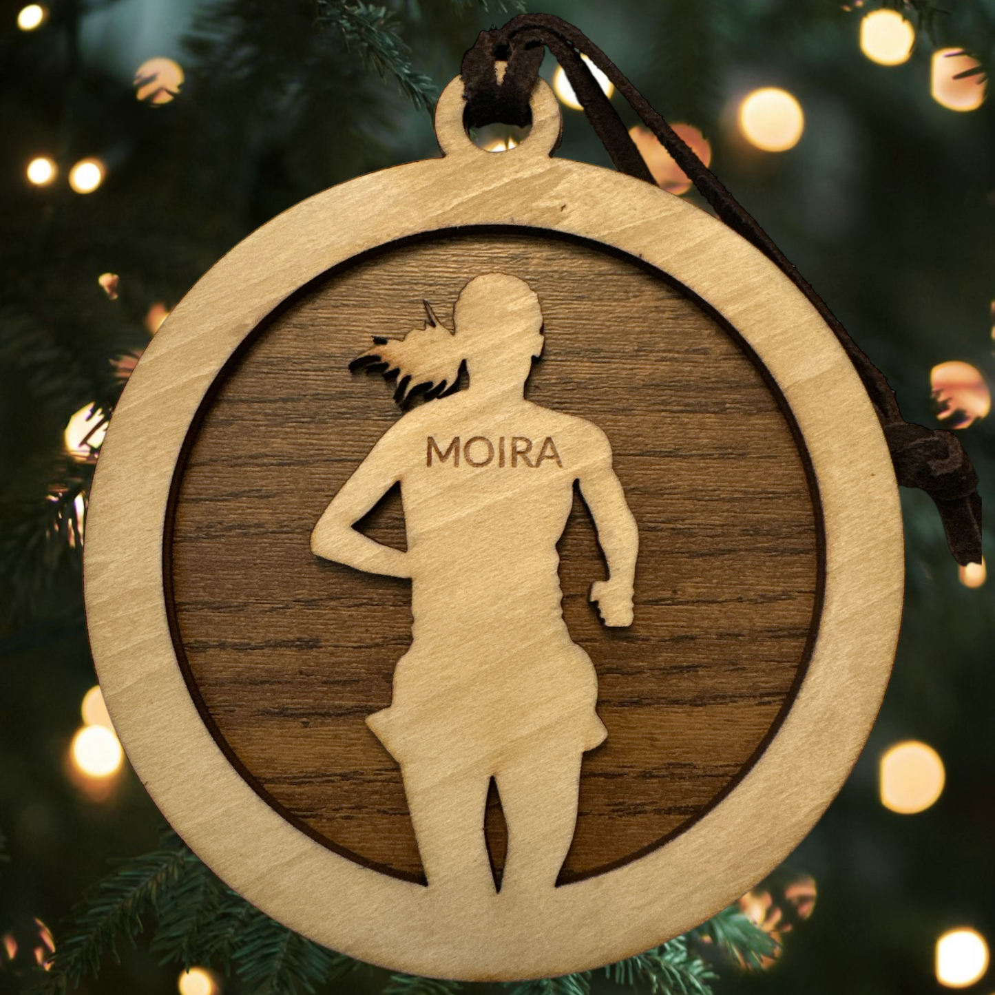 Sports Collection - Custom Engraved Cross Country or Runner Ornament