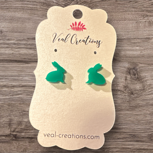 Hop Into Style – Rabbit Acrylic Earrings
