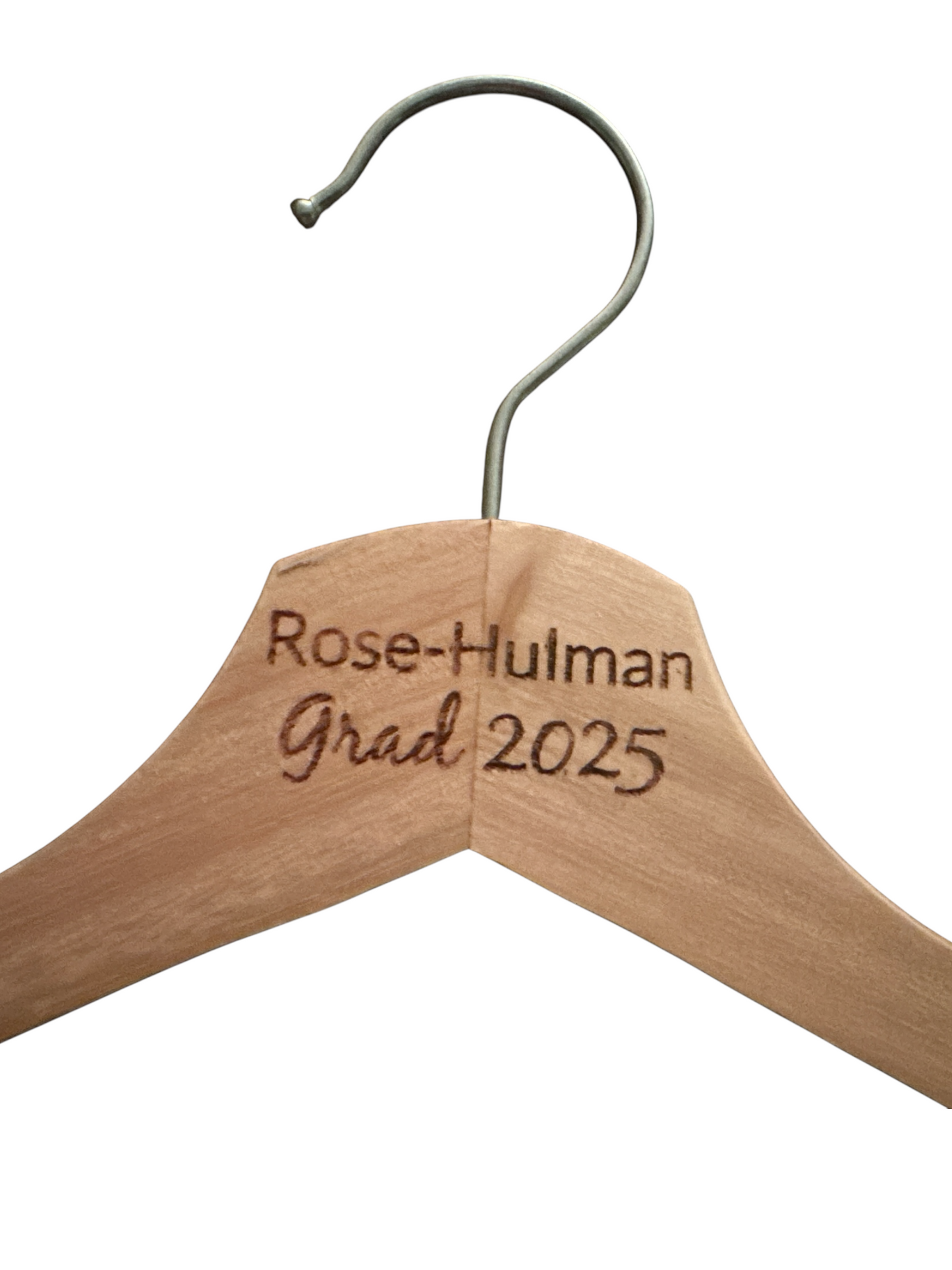 Custom Engraved Wooden Hangers – Perfect for Bride, Graduate, Bridesmaids & Groomsmen