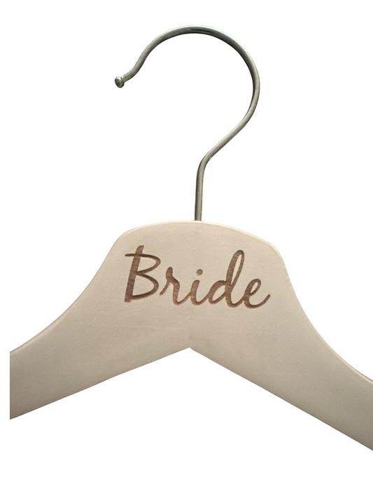 Custom Engraved Wooden Hangers – Perfect for Bride, Graduate, Bridesmaids & Groomsmen