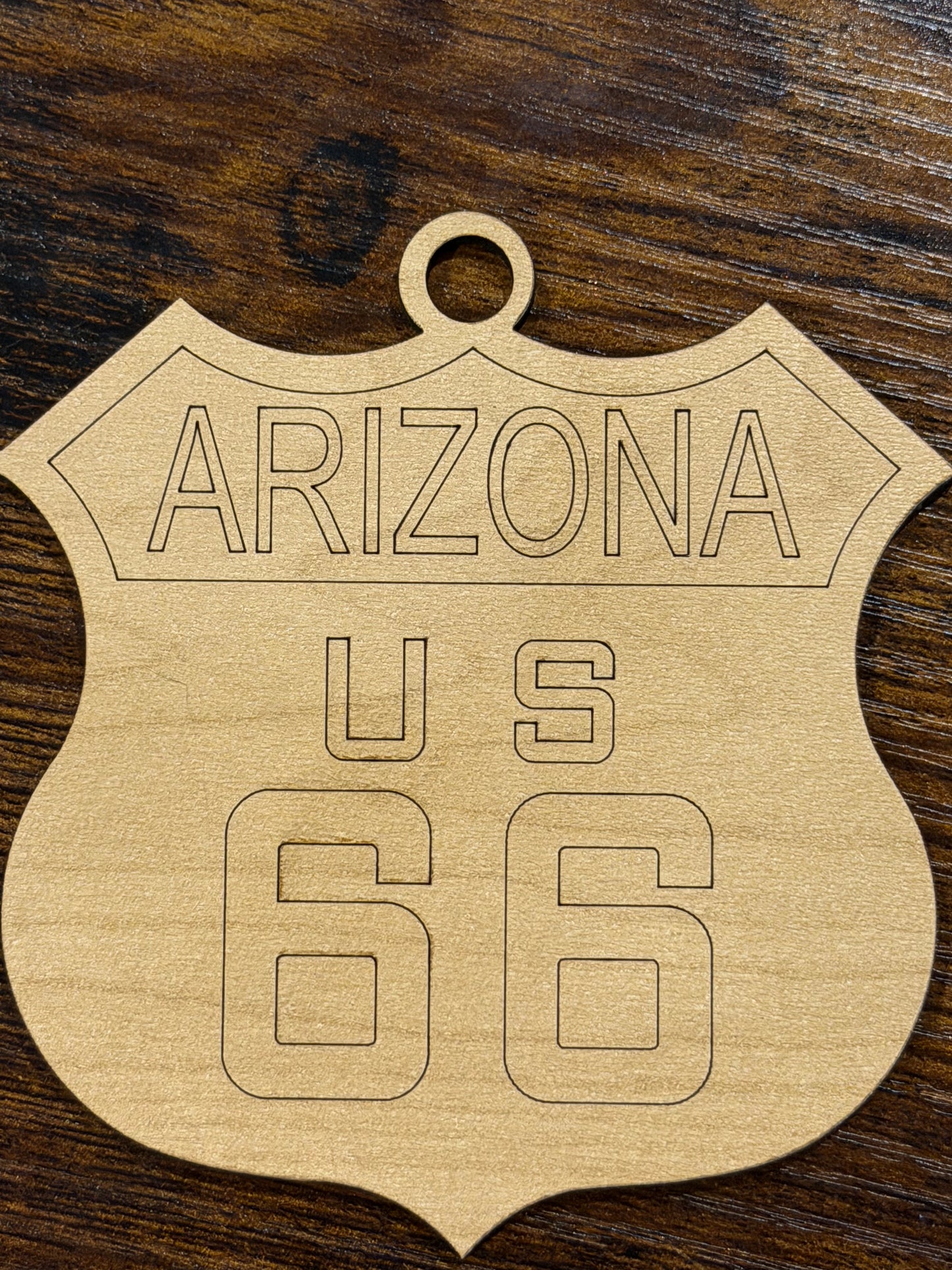 Route 66 Arizona Ornament | Scenic Travel Keepsake