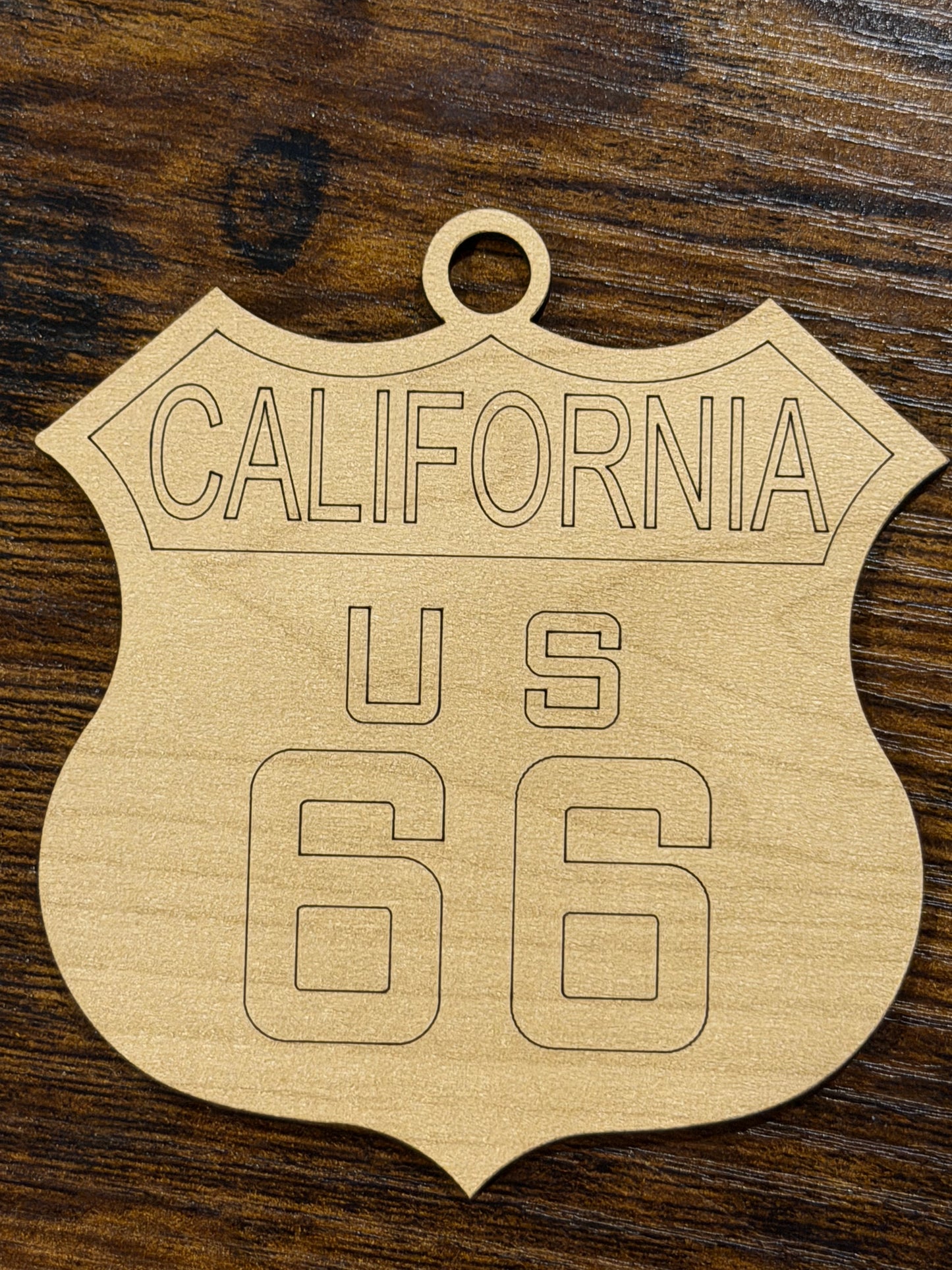 Route 66 California Ornament | End of the Road Keepsake