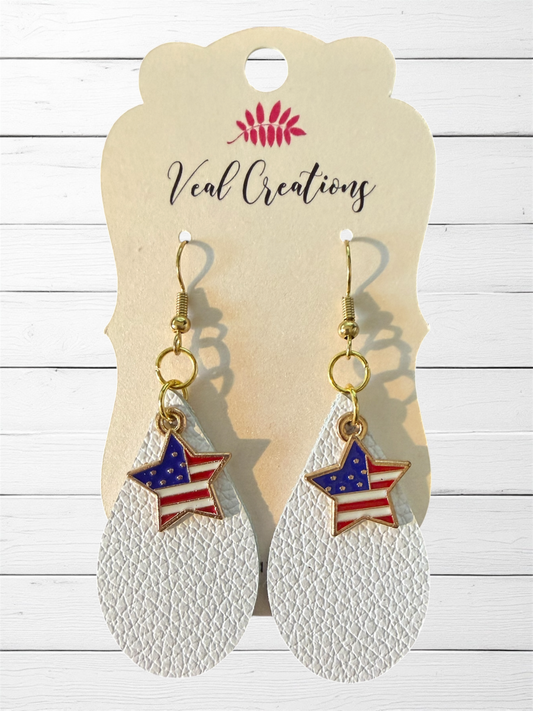 Celebrate America Teardrop Earrings