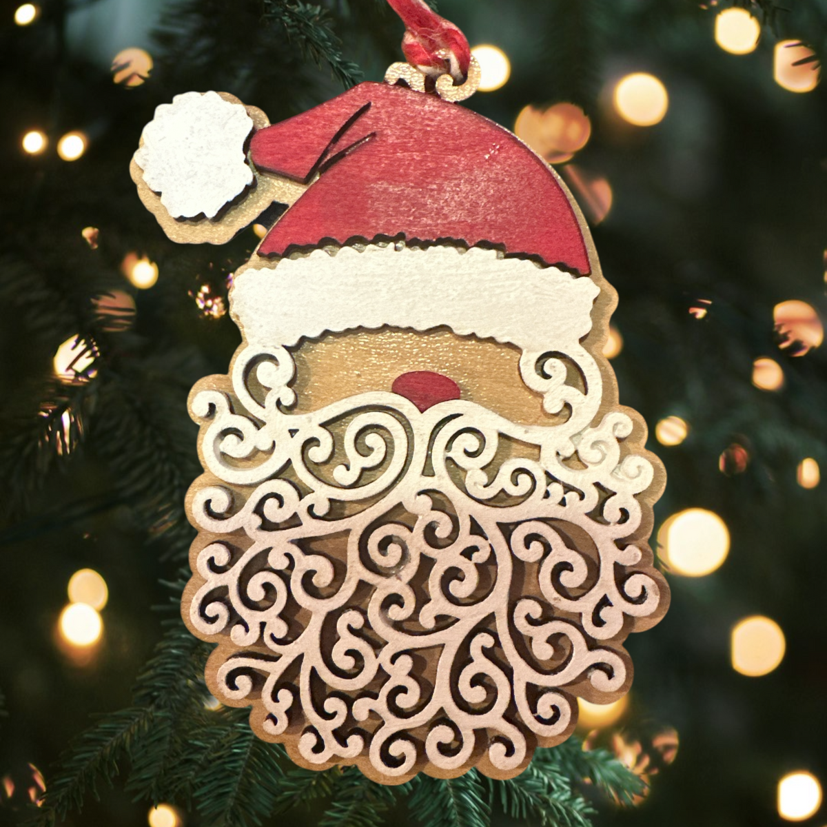 Santa Ornament