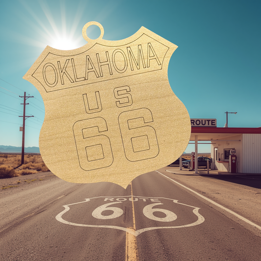 Route 66 Oklahoma Ornament | Mother Road Gift