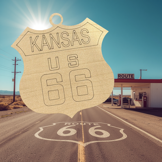 Route 66 Kansas Ornament | Collector Travel Keepsake