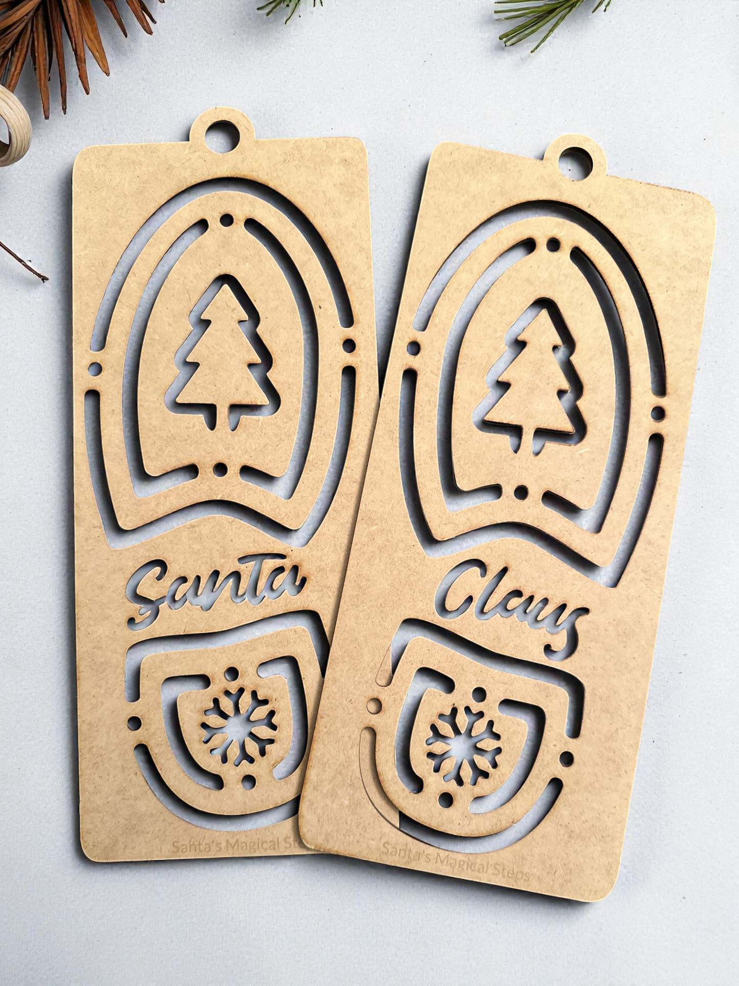 Santas Magical Steps - Reusable Boot Footprints