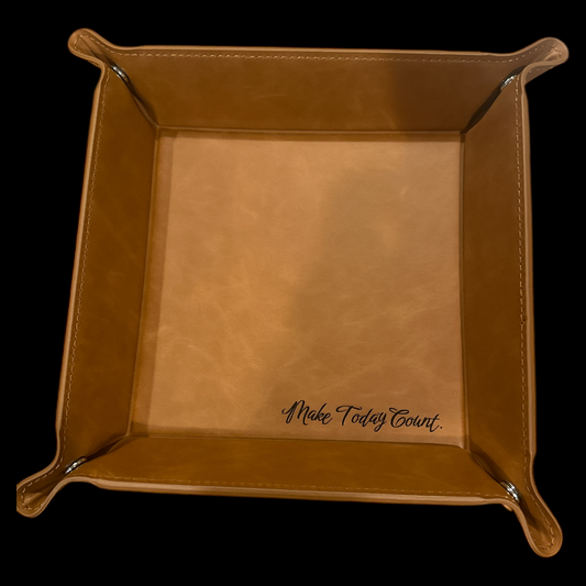 Leather Valet Tray – Personalized Catch-All for Everyday Essentials