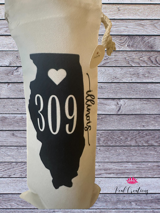 Wine Gift Bag - 309 Area Code