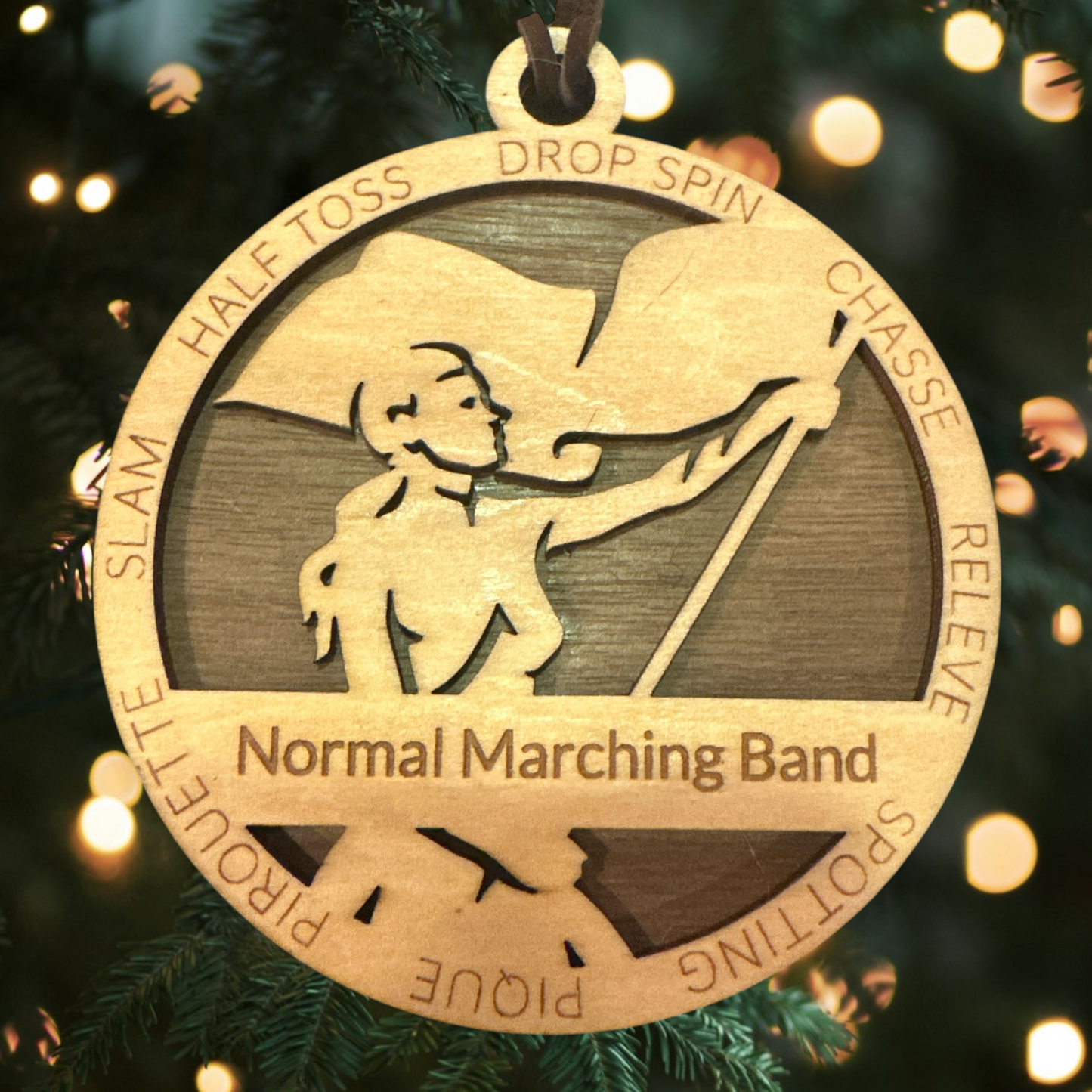 Sports Collection - Custom Engraved Band or Color Guard Ornament
