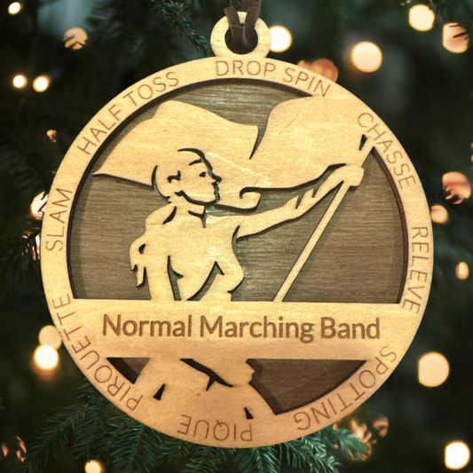 Sports Collection - Custom Engraved Band or Color Guard Ornament