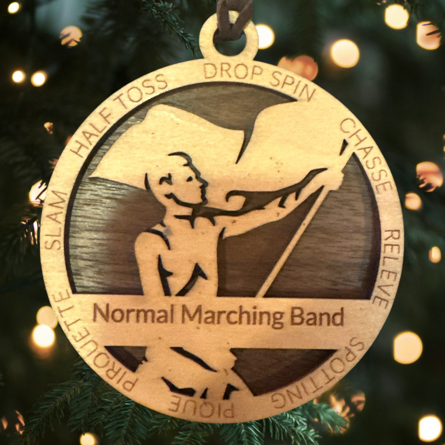 Sports Collection - Custom Engraved Band or Color Guard Ornament