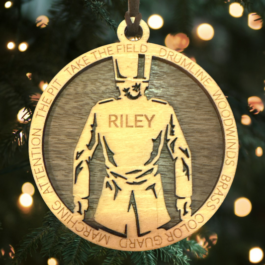 Sports Collection - Custom Engraved Band or Color Guard Ornament