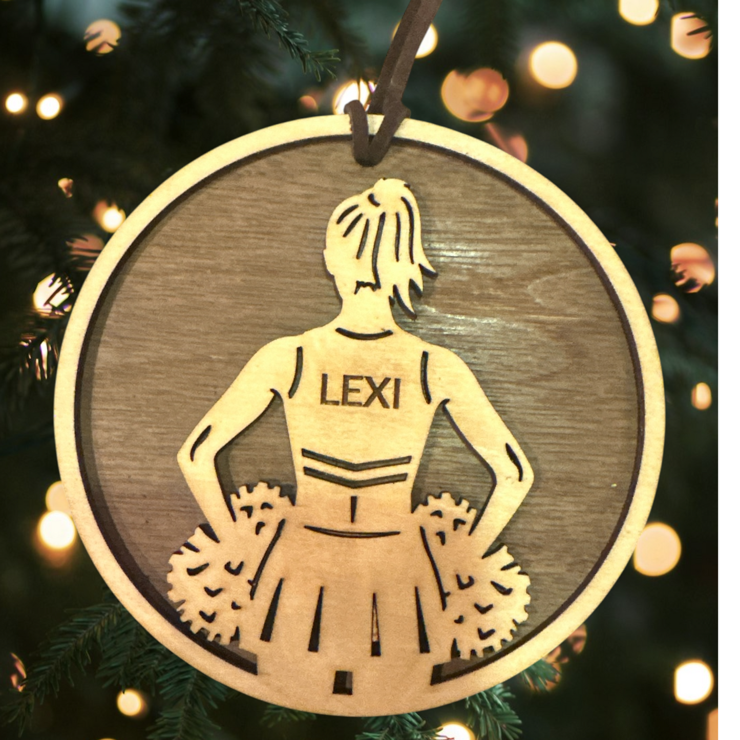 Sports Collection - Custom Engraved Cheerleading Ornament