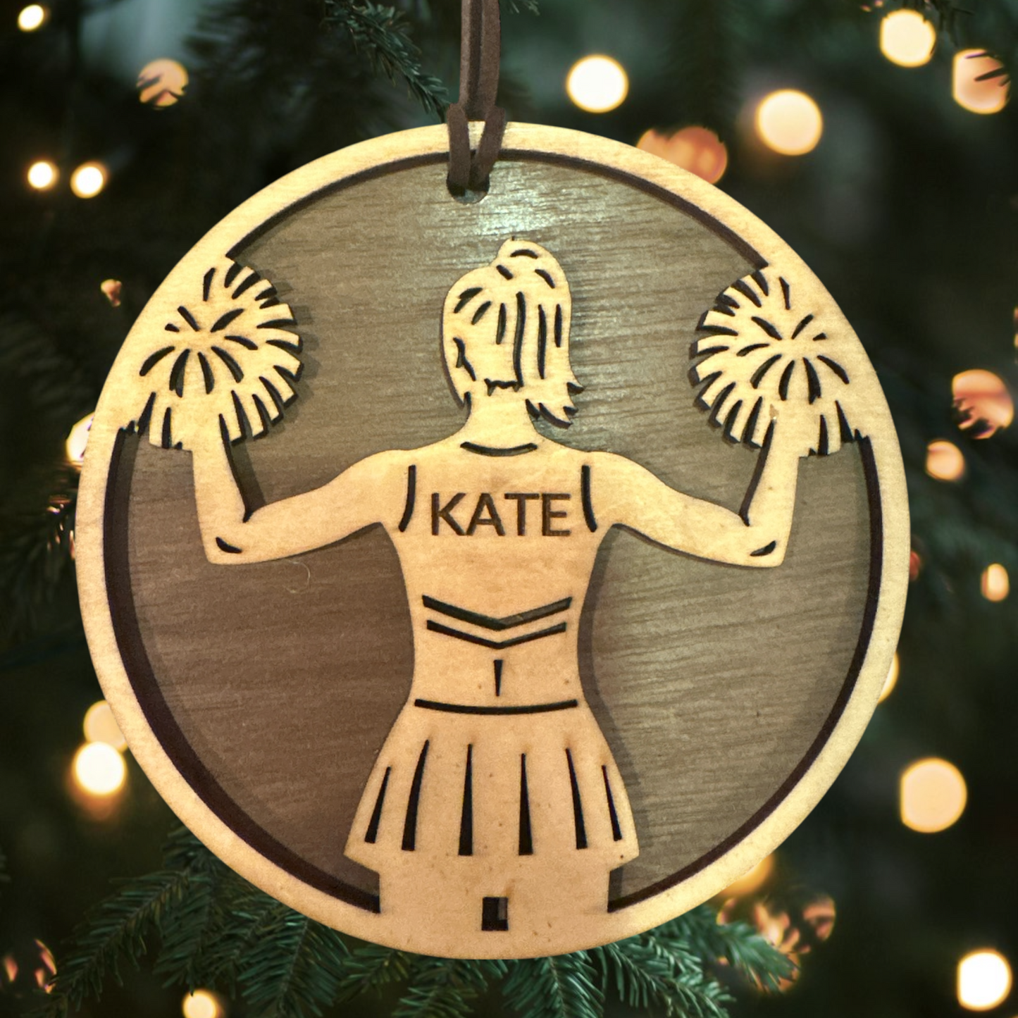 Sports Collection - Custom Engraved Cheerleading Ornament