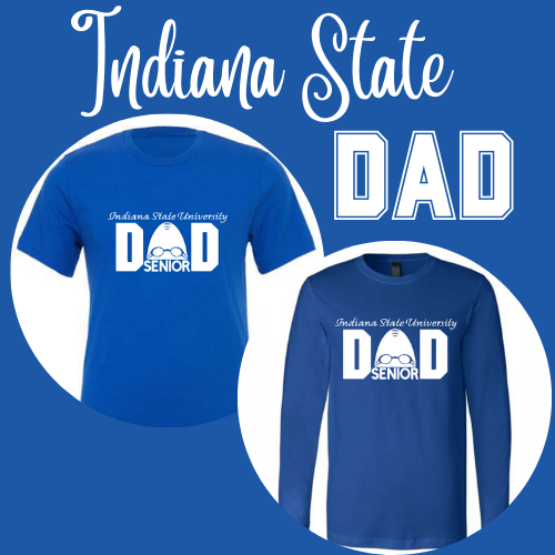 ISU Swimming & Diving Senior Family Shirts - DAD