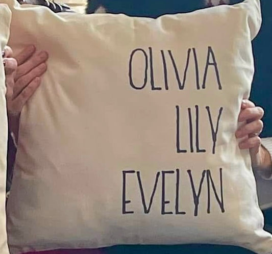 Custom Design Pillow (Pillow Sham Only or Pillow Included)