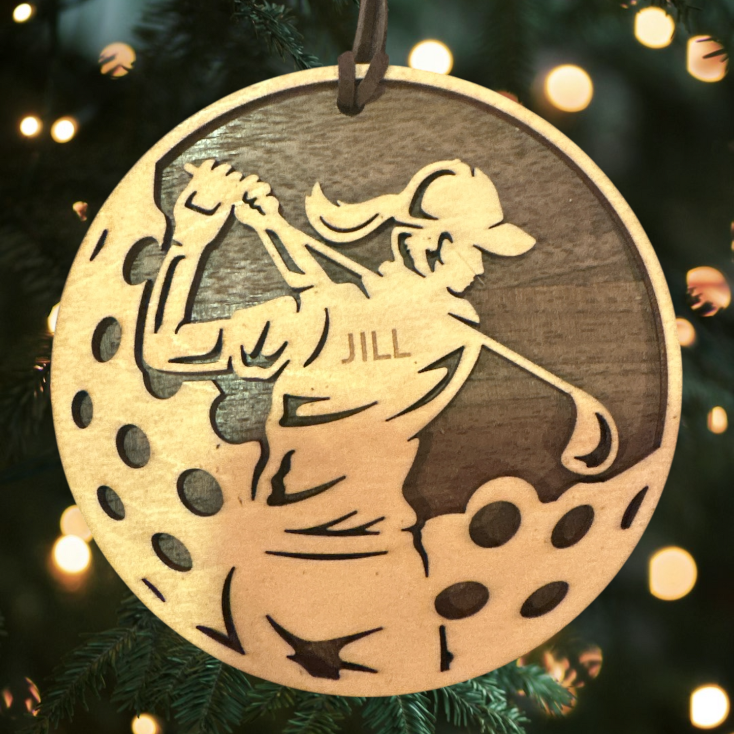 Sports Collection - Custom Engraved Golf Ornament