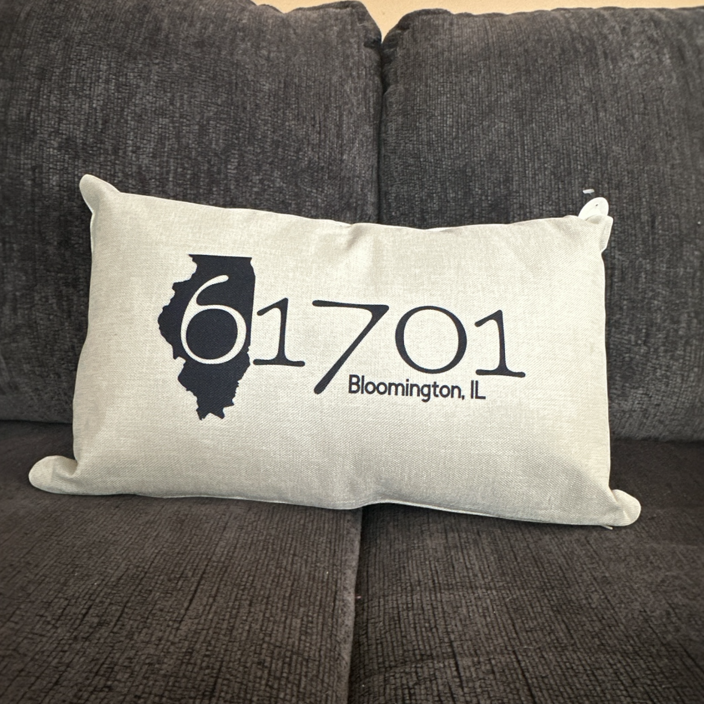 Custom Zip Code Lumbar Pillow Sham