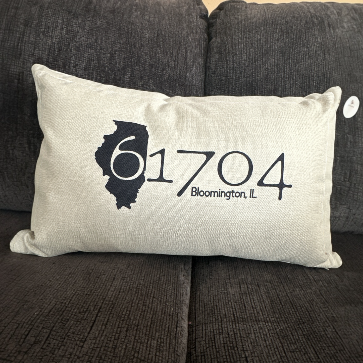 Custom Zip Code Lumbar Pillow Sham