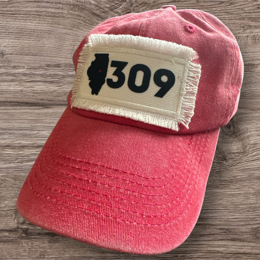 Vintage Red 309 Ball Cap