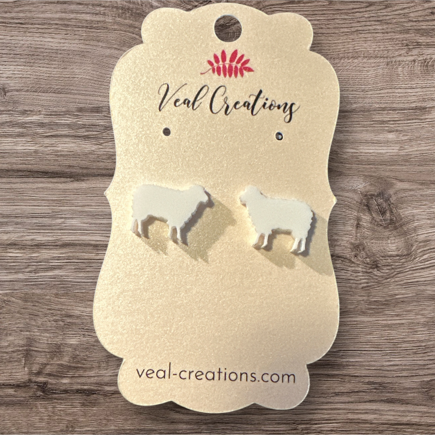 Show Flock Fab – Sheep Acrylic Earrings