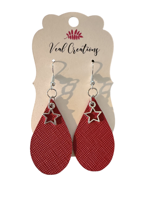 Celebrate America Earrings with Silver Star