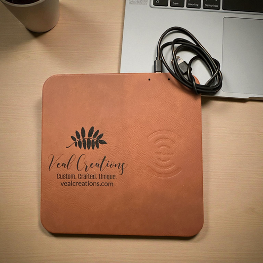Leatherette Charging Mat – Laser Engravable