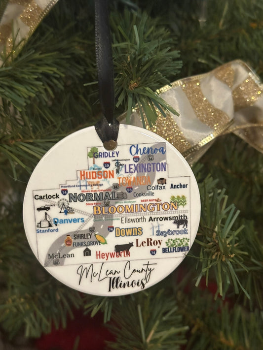 McLean County, IL Ornament