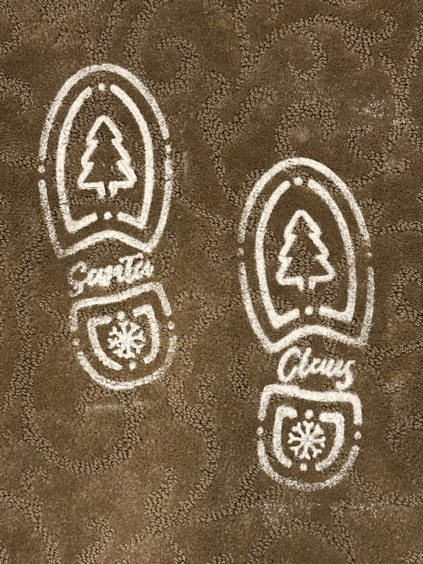 Santas Magical Steps - Reusable Boot Footprints