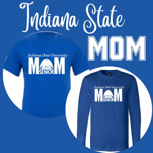 ISU Swimming & Diving Senior Family Shirts - MOM