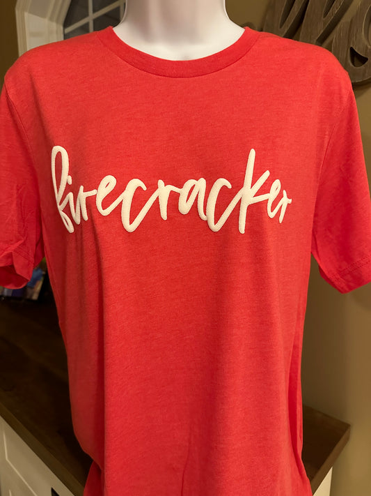 3D Puff Firecraker Tshirt