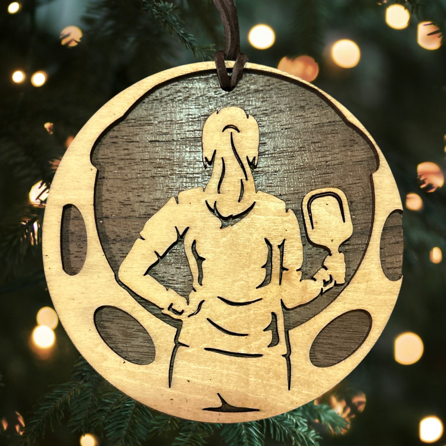Sports Collection - Custom Engraved Pickleball or Paddle Ornament