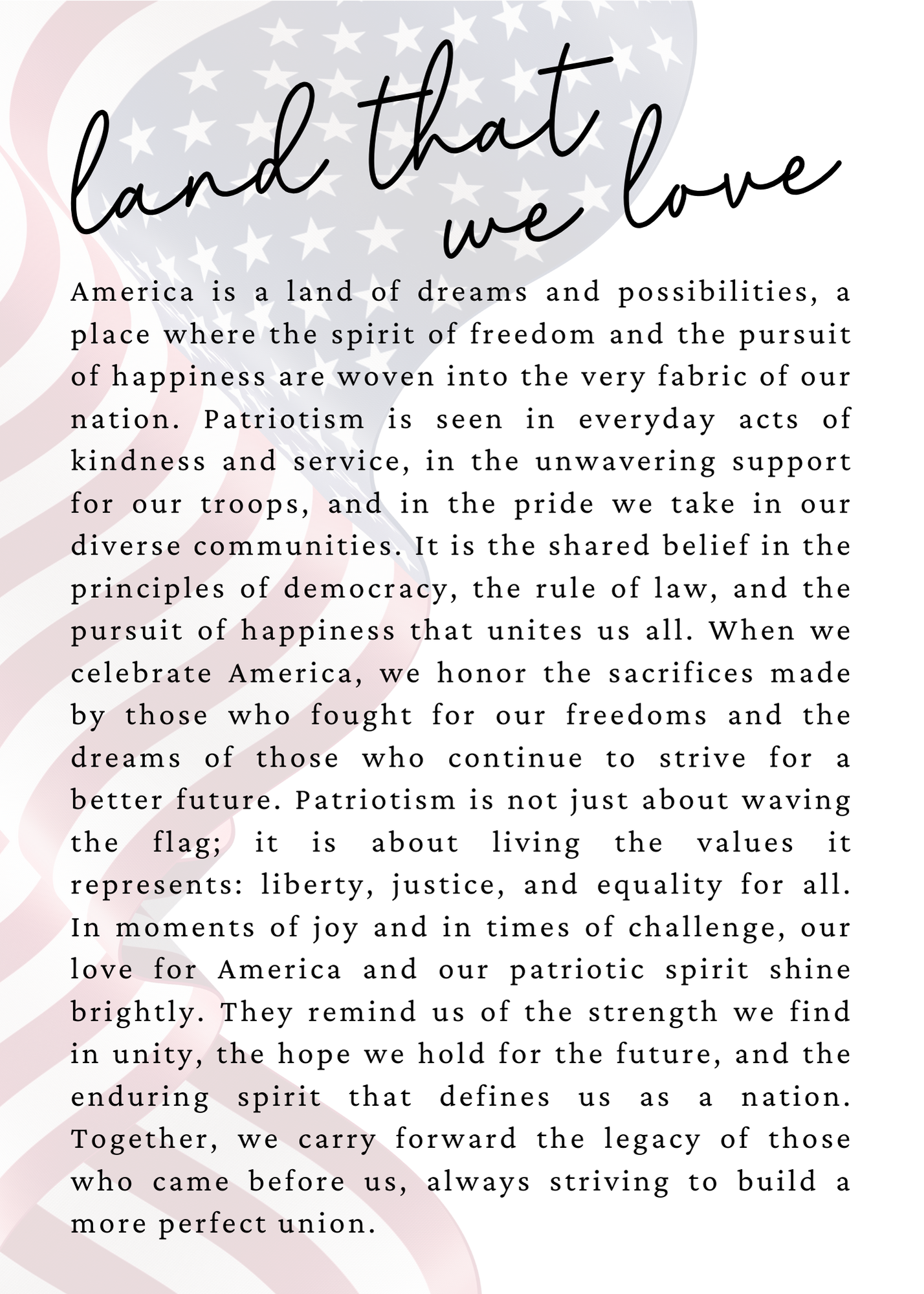 Story Collection - Celebrate 250 Years of America