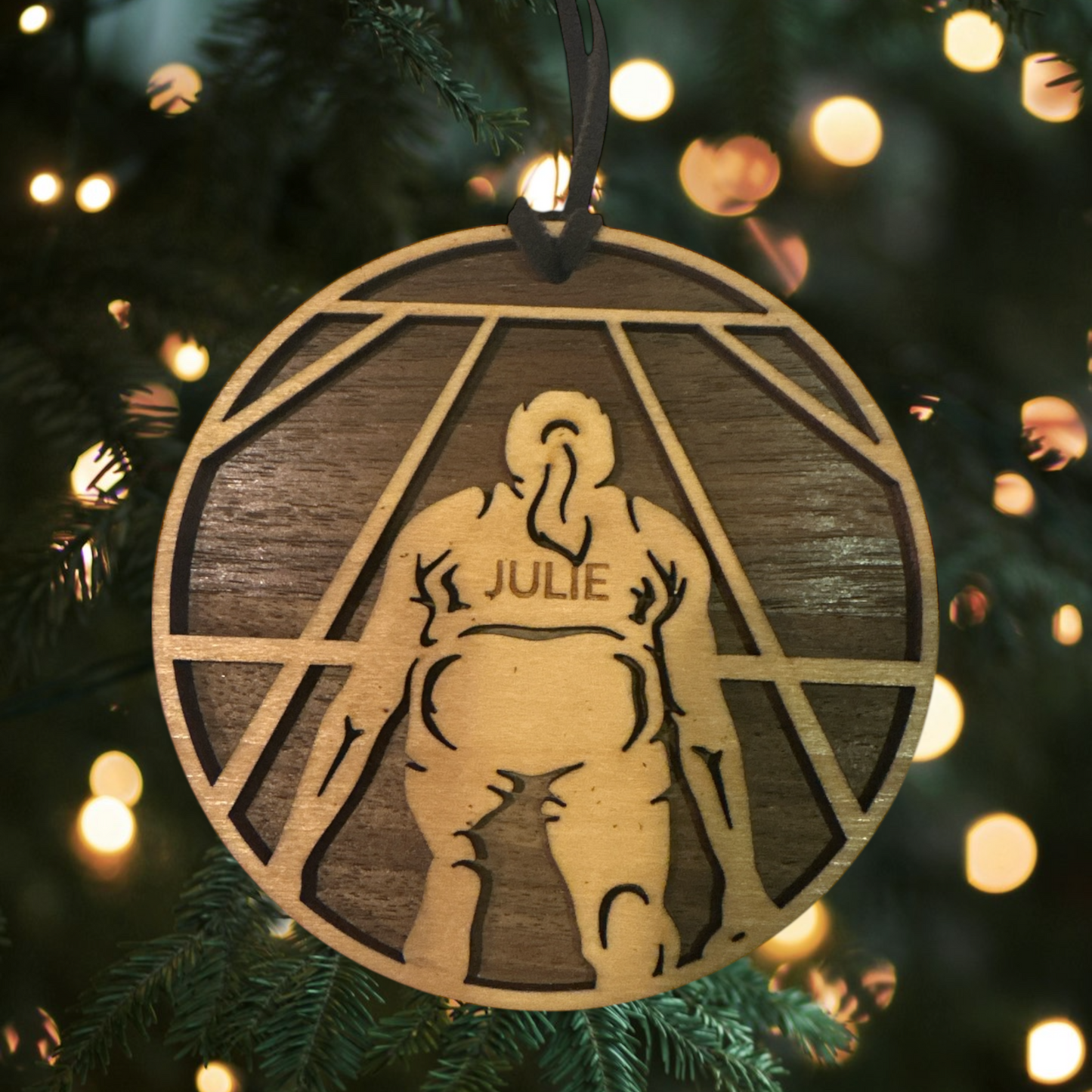 Sports Collection - Custom Engraved Track Ornament