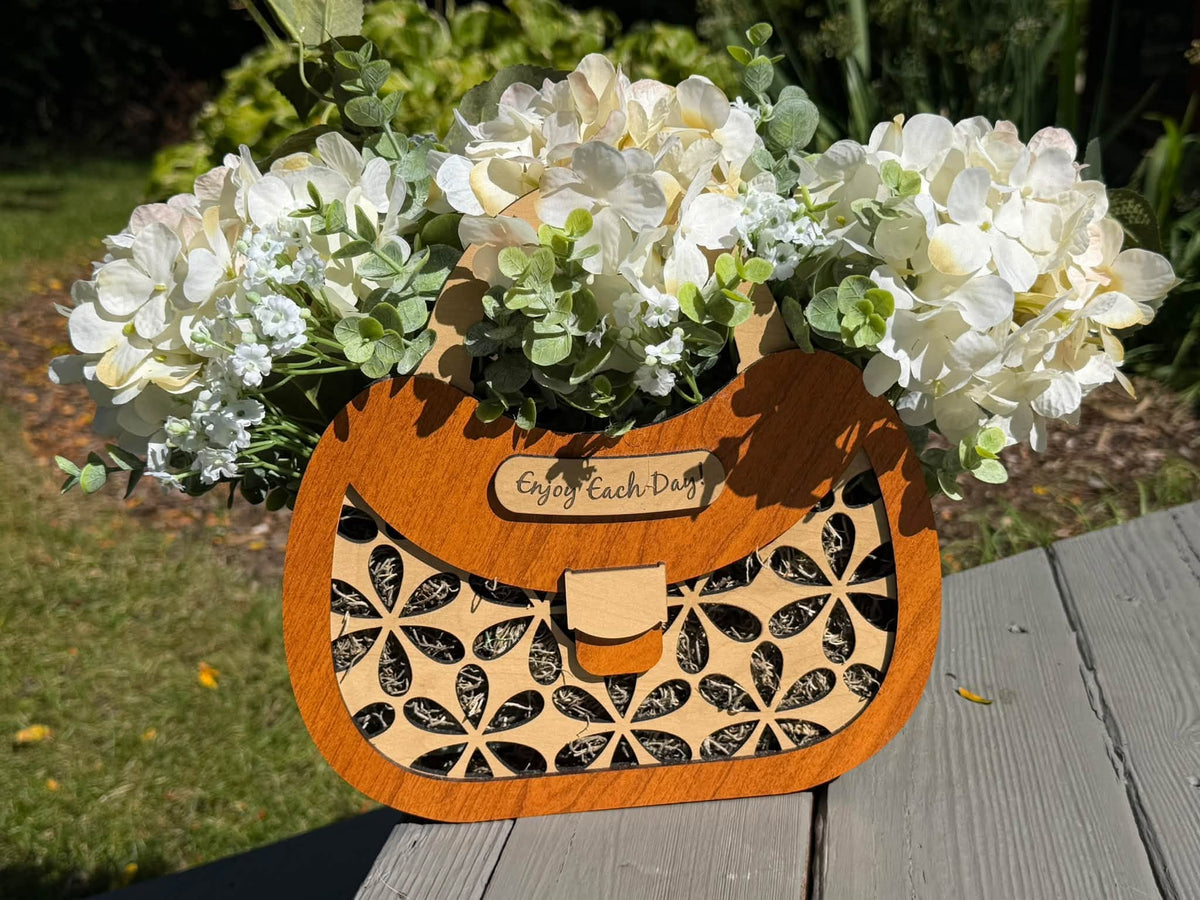 Wooden Purse Basket