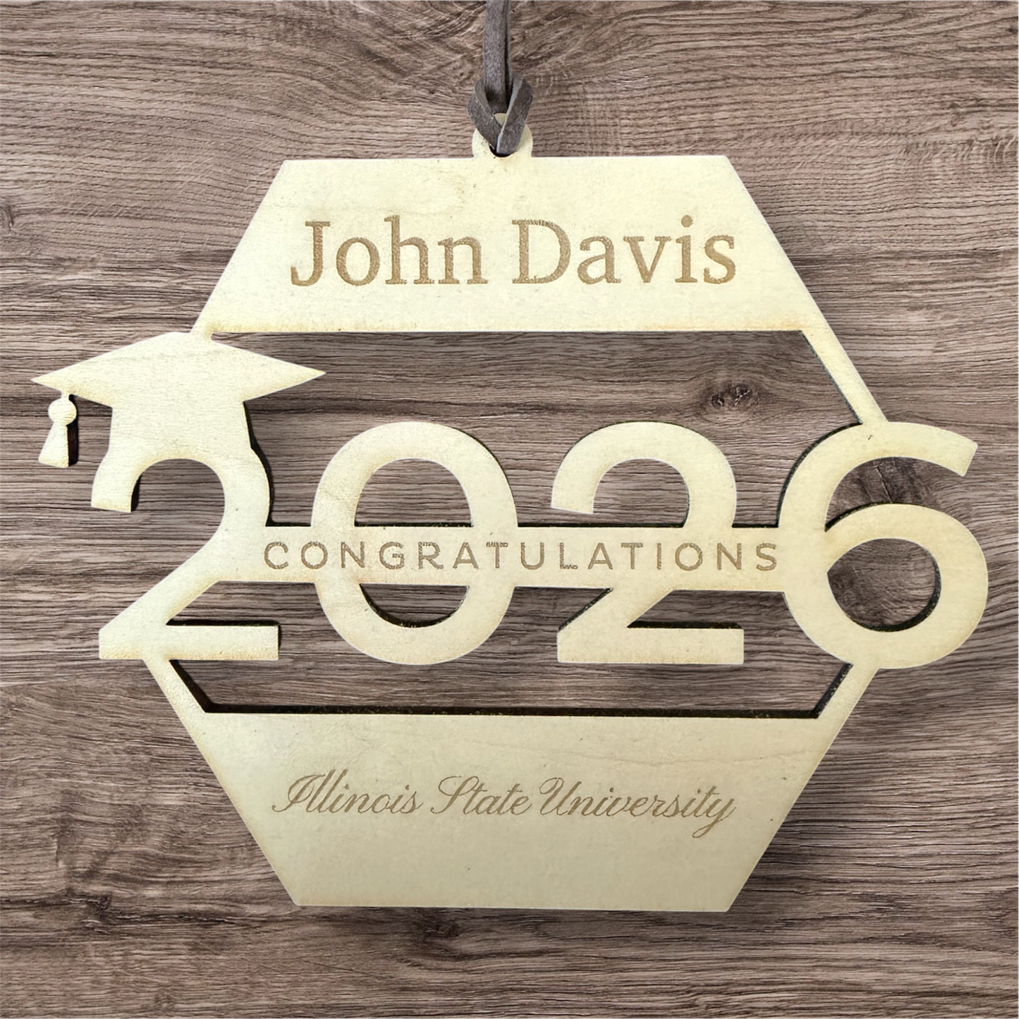 Personalized Class of 2026 Ornament – Custom Graduation Keepsake with Name