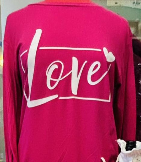 Love Long Sleeve Graphic TShirt